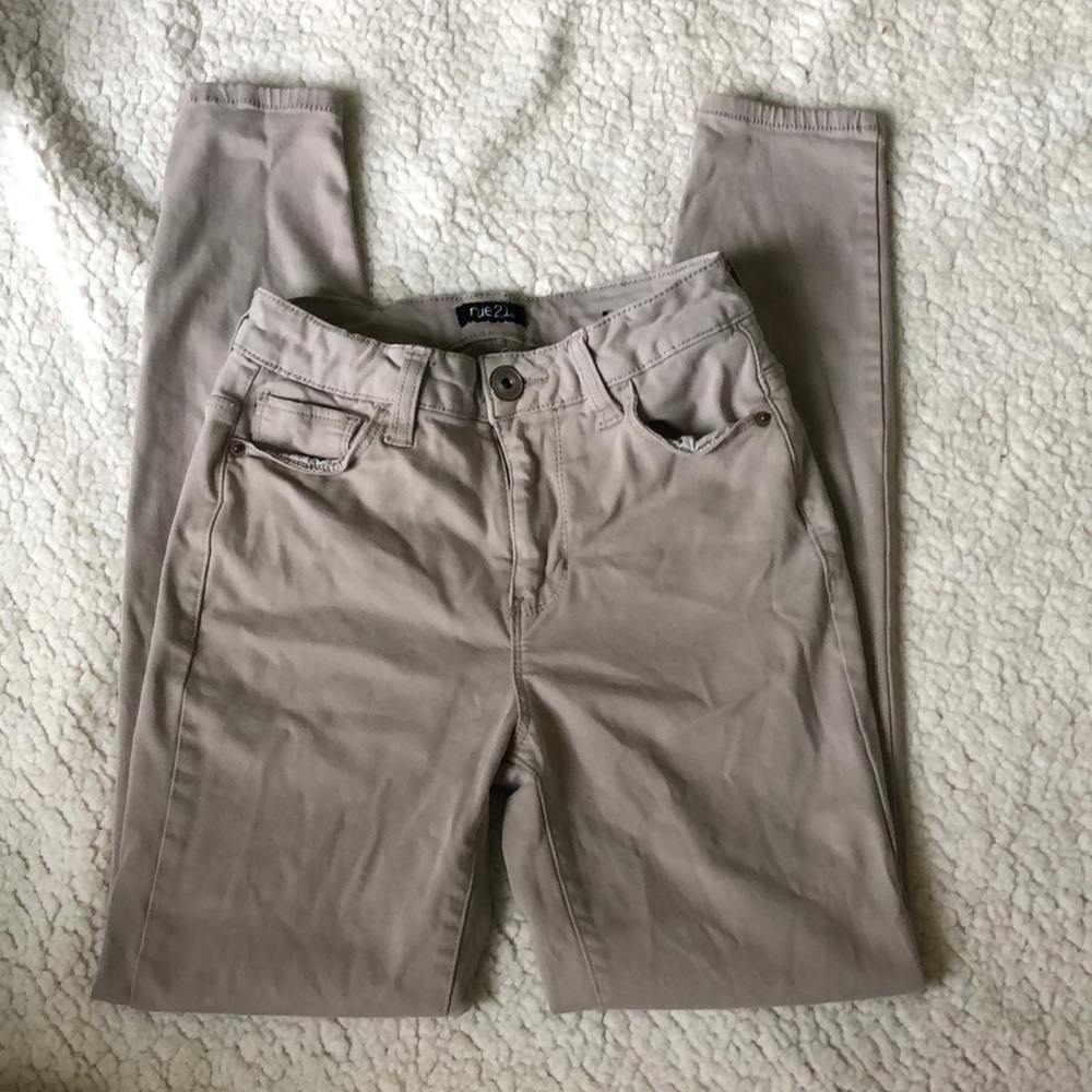 Rue 21 khaki jeggings